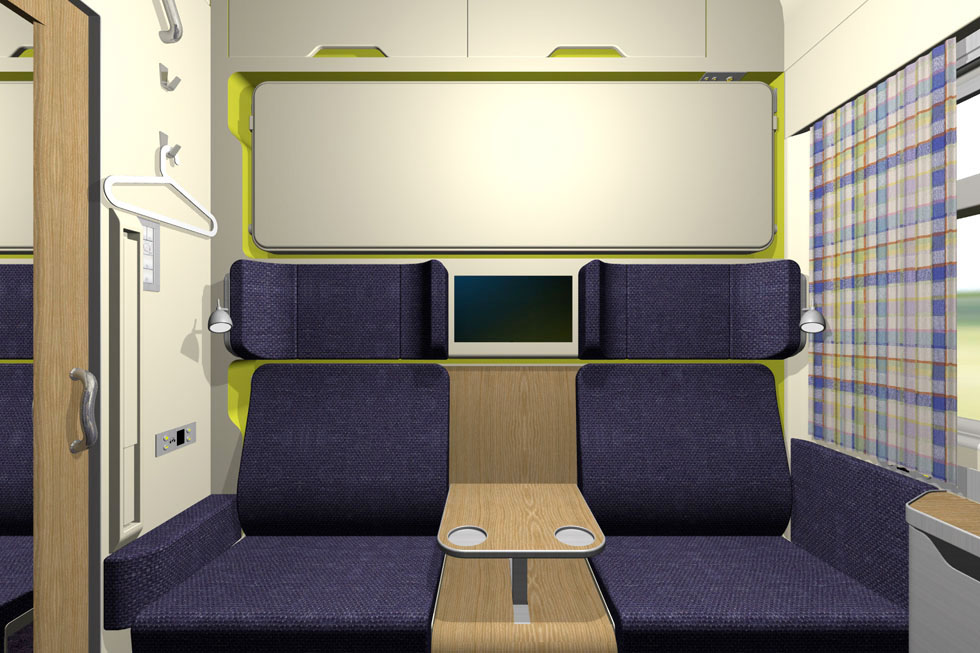 Superior train compartment for Sloplast