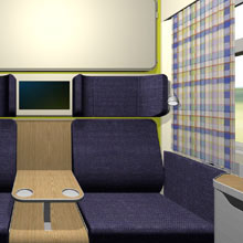 Superior train compartment for Sloplast